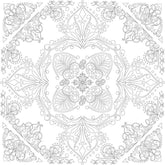 PANEL COLORING 30X30 M03 MANDALA | 1 UNIDADES | (PHOENIXART)